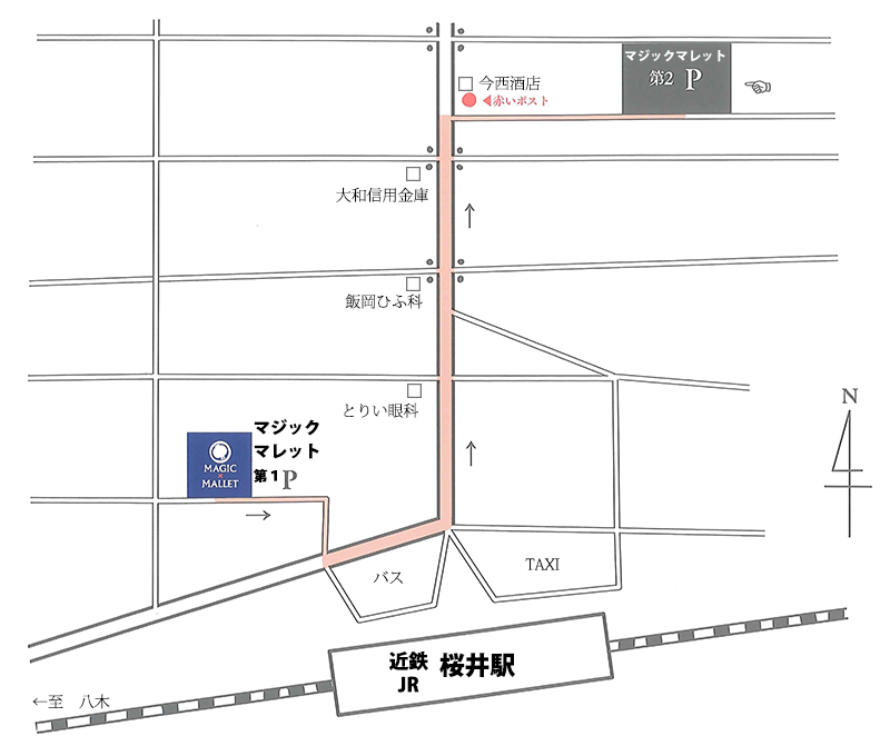 MAGIC×MALLET ACCESS MAP